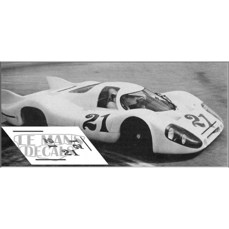 Porsche 917 LH - Le Mans test 1970 nº21 - LEMANSDECALS