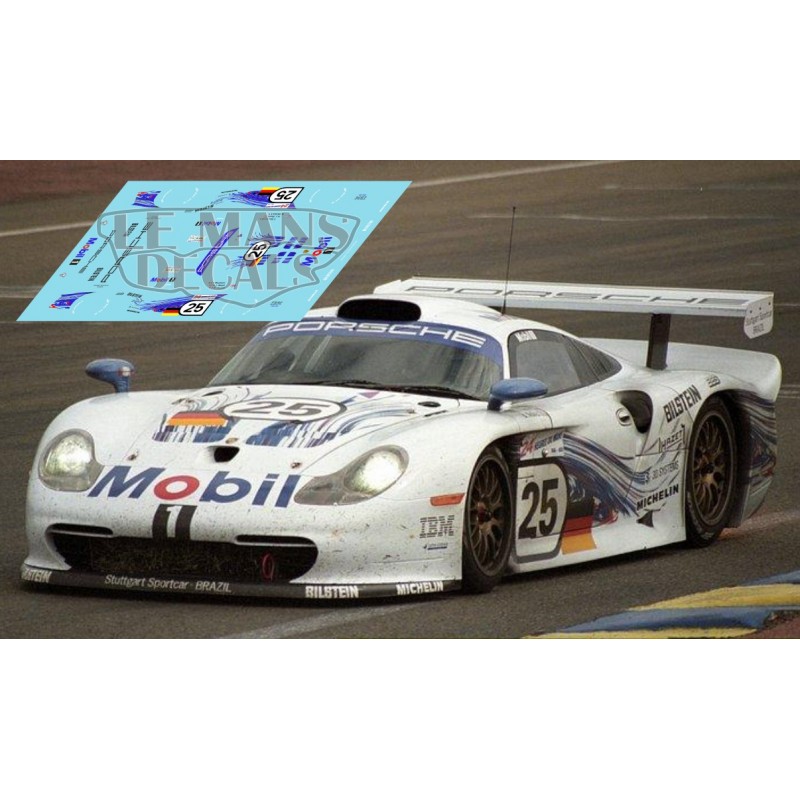 Porsche 911 GT1 EVO - Le Mans 1997 nº25 - LEMANSDECALS