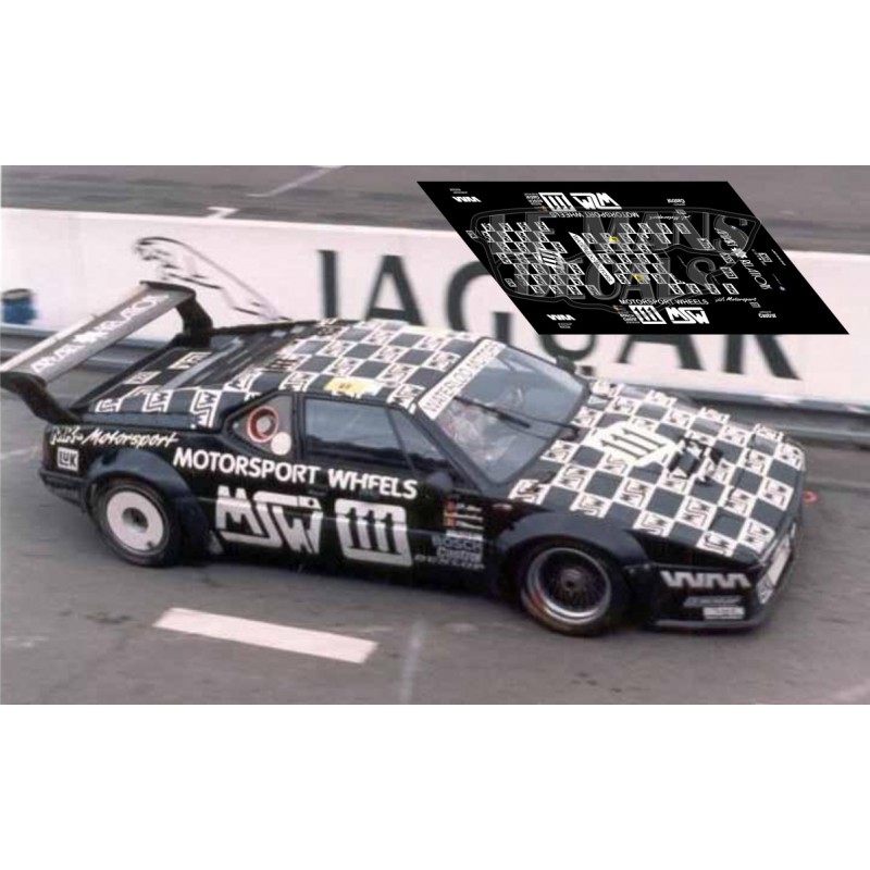 BMW M1 - Le Mans 1986 nº111 - LEMANSDECALS